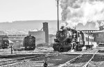 BLW 26 in the Steamtown Yard with the Iron Horse Society Santa Train